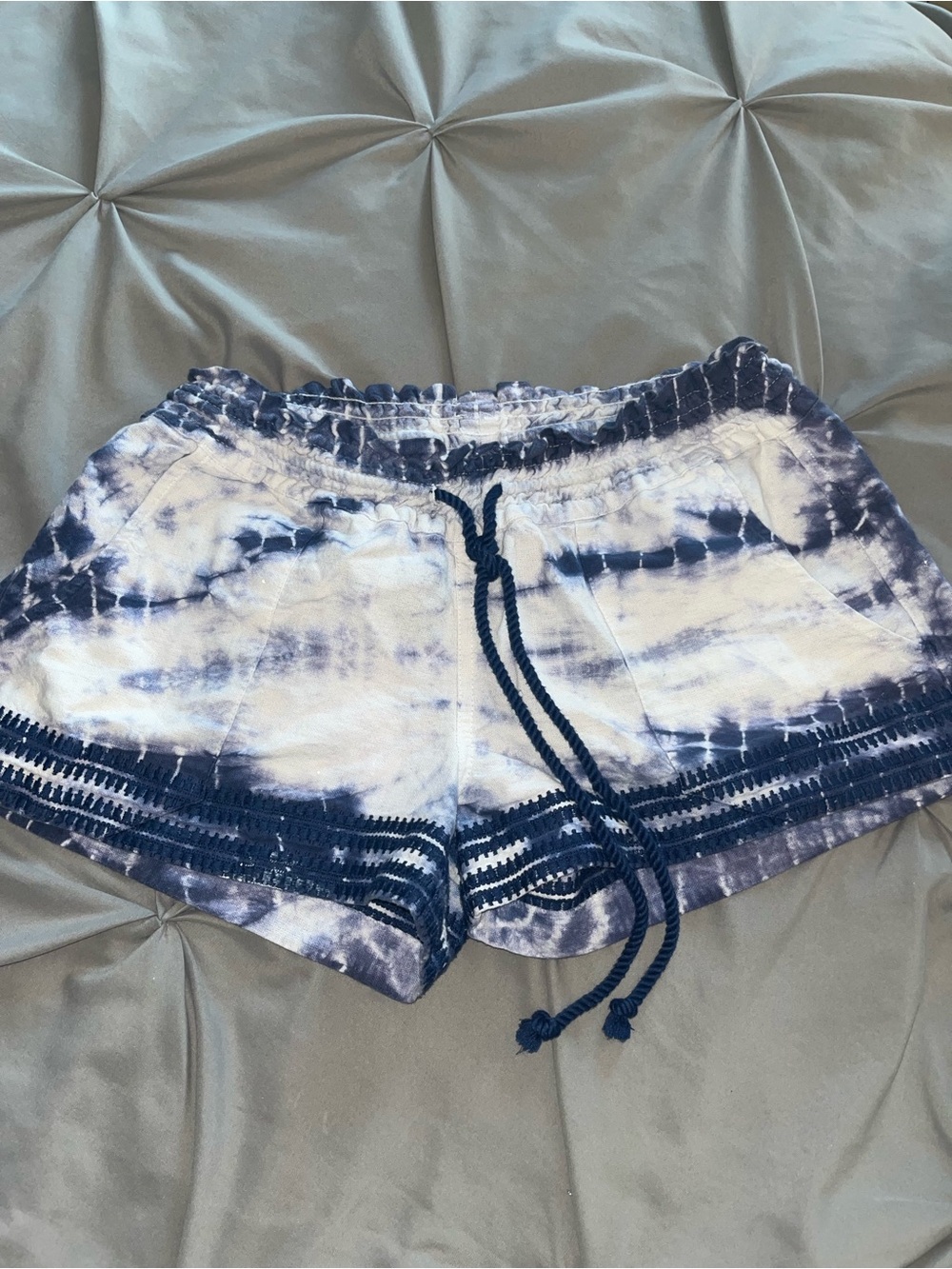 Roxy Tie-Dye Navy and White Women’s Lounge Shorts